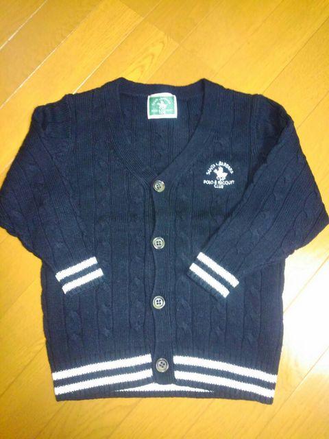 ☆新品同様☆サンタバーバラ☆ネイビーカーディガン☆110 < キッズ/ベビー  ☆新品同様☆サンタバーバラ☆ネイビーカーディガン☆110  < キッズ/ベビーの