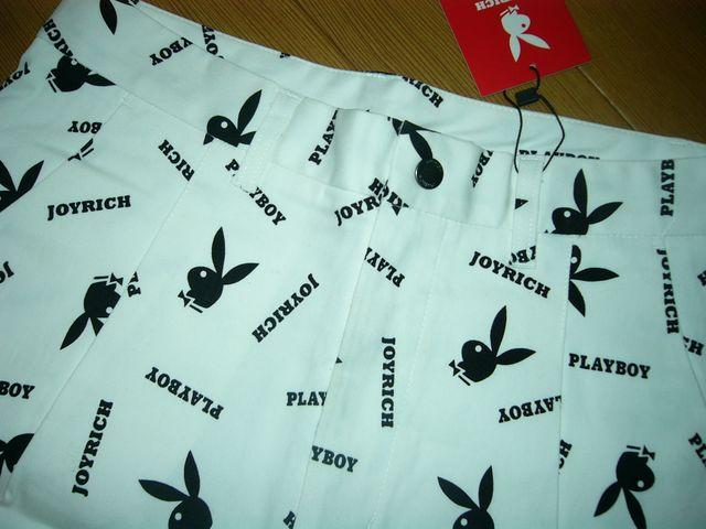 新品ジョイリッチJOYRICH×PLAYBOYドット柄ショーツS白黒 < ブランド  新品ジョイリッチJOYRICH×PLAYBOYドット柄ショーツS白黒 < ブランドの