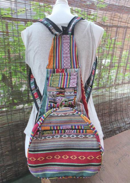 折りたためる*ネパールゲリコットンリュックサック 10 < 女性ファッション 折りたためる*ネパールゲリコットンリュックサック 10 < 女性ファッションの