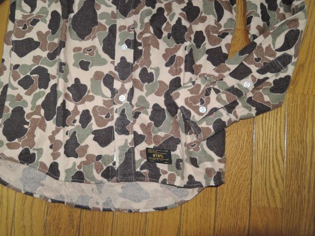 WTAPS ダブルタップス DUCK HUNTER CAMO SHIRT 迷彩シャツ S カモ柄 < ブランド  WTAPS ダブルタップス DUCK HUNTER CAMO SHIRT 迷彩シャツ S カモ柄 < ブランドの