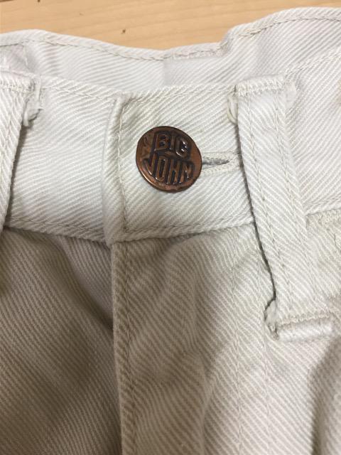 BIG-JOHN  レディース ストレートカラーパンツ  ベージュ 27インチ < ブランド  BIG-JOHN  レディース ストレートカラーパンツ  ベージュ 27インチ < ブランドの