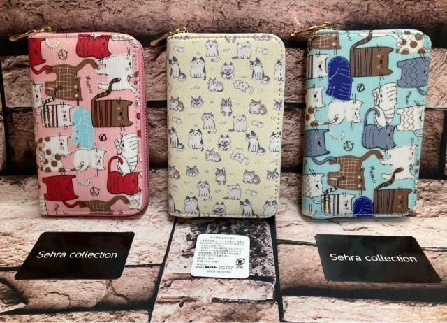 送料無料!可愛い!ネコプリントラウンドファスナータイプ財布(画像から)1個 < 女性ファッション 送料無料!可愛い!ネコプリントラウンドファスナータイプ財布(画像から)1個 < 女性ファッションの