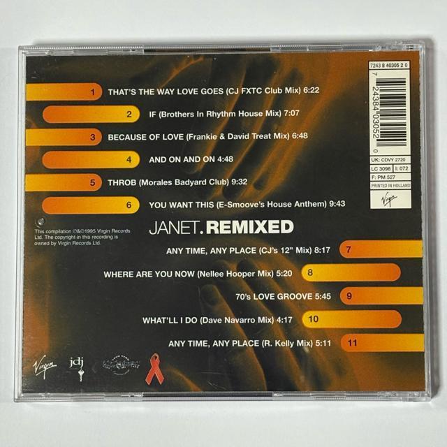 JANET JACKSON / JANET.REMIXED < CD/DVD/ビデオ  JANET JACKSON / JANET.REMIXED < CD/DVD/ビデオの