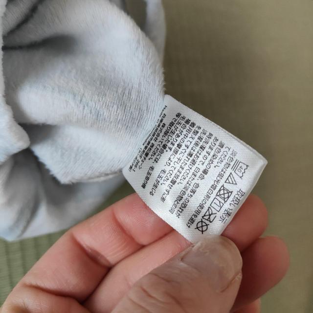 ロンパース 50-60cm 雲模様と茶色の模様 < キッズ/ベビー  ロンパース 50-60cm 雲模様と茶色の模様 < キッズ/ベビーの