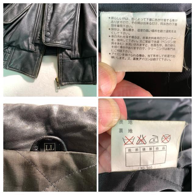 XLサイズ 本革 ダブル ライダースジャケット ブラック 黒 レザージャケット 90's 革ジャン ダブルライダースジャケット < 男性ファッション  XLサイズ 本革 ダブル ライダースジャケット ブラック 黒 レザージャケット 90's 革ジャン ダブルライダースジャケット < 男性ファッションの