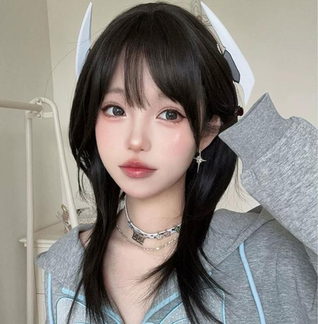 新品未使用リアルミディアムストレートウィッグナチュラルブラック < 女性ファッション 新品未使用リアルミディアムストレートウィッグナチュラルブラック < 女性ファッションの