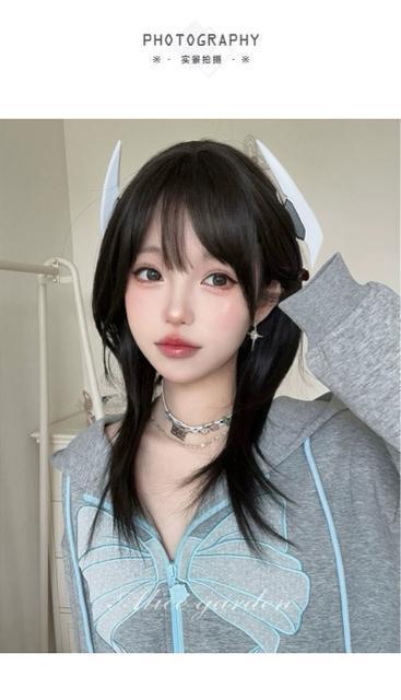 新品未使用リアルミディアムストレートウィッグナチュラルブラック < 女性ファッション 新品未使用リアルミディアムストレートウィッグナチュラルブラック < 女性ファッションの