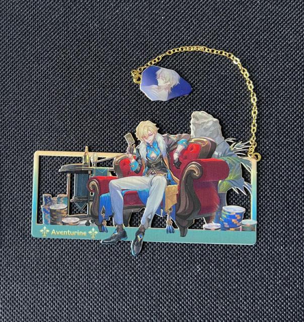 崩壊スターレイル 金属製ブックマークしおり アベンチュリン < ホビー 崩壊スターレイル 金属製ブックマークしおり アベンチュリン < ホビーの