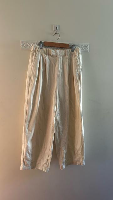 メルロー サーカスパンツ コクーンパンツ ワイドパンツ ウエストゴム アイボリー M < ブランド メルロー サーカスパンツ コクーンパンツ ワイドパンツ ウエストゴム アイボリー M < ブランドの