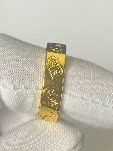 赤金 彫金リング 地金 3.5g 古金風 吉祥 金運 縁起物 調節可能 アンティーク 彫金指輪 < 男性アクセサリー/時計 赤金 彫金リング 地金 3.5g 古金風 吉祥 金運 縁起物 調節可能 アンティーク 彫金指輪 < 男性アクセサリー/時計の