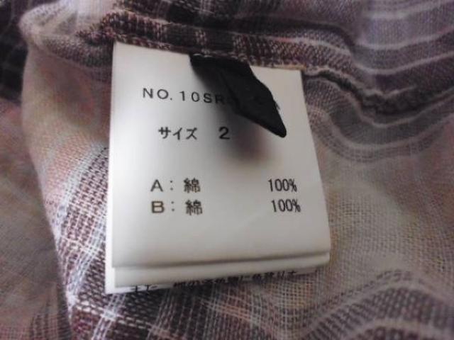 ロアーroar 10SS スワロ 二挺拳銃 ガーゼ チェックシャツ 2 < ブランド ロアーroar 10SS スワロ 二挺拳銃 ガーゼ チェックシャツ 2 < ブランドの