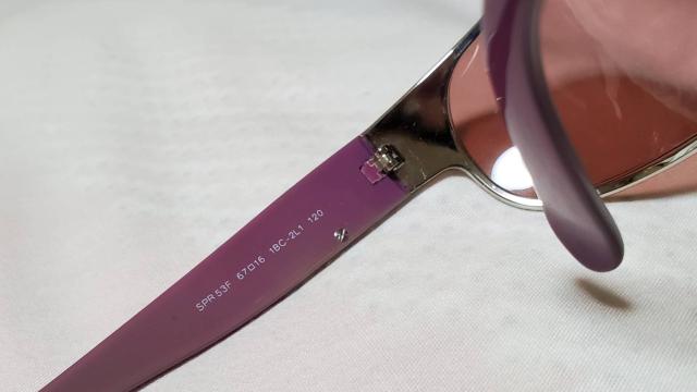 正規レア 浜田省吾着 同型 プラダ メタルサングラス ピンク系×シルバー 軽量 アイウェア 廃盤 入手困難! 男女兼用 < ブランド  正規レア 浜田省吾着 同型 プラダ メタルサングラス ピンク系×シルバー 軽量 アイウェア 廃盤 入手困難! 男女兼用 < ブランドの