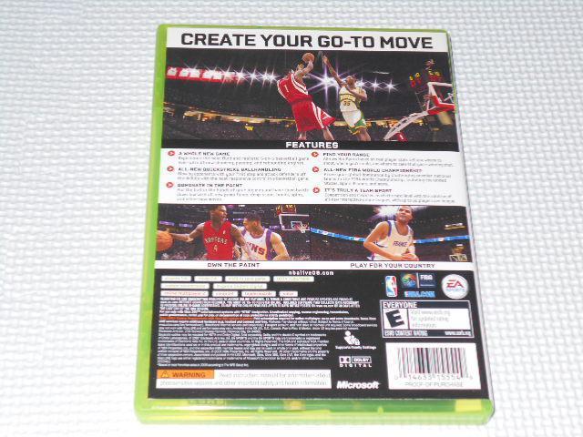 xbox360★NBA LIVE 08 海外版★箱付・説明書付・ソフト付 < ゲーム本体/ソフト  xbox360★NBA LIVE 08 海外版★箱付・説明書付・ソフト付 < ゲーム本体/ソフトの