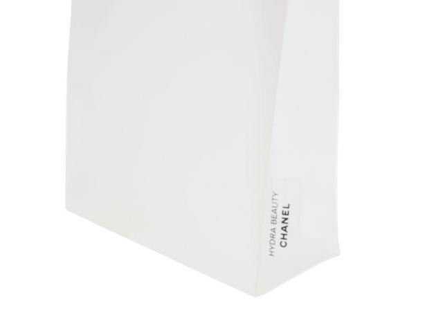 シャネル ノベルティ 底マチポーチ HYDRA BEAUTY イドゥラ ビューティ 半透明 ホワイト CHANEL【正規品】 < ブランド  シャネル ノベルティ 底マチポーチ HYDRA BEAUTY イドゥラ ビューティ 半透明 ホワイト CHANEL【正規品】 < ブランドの