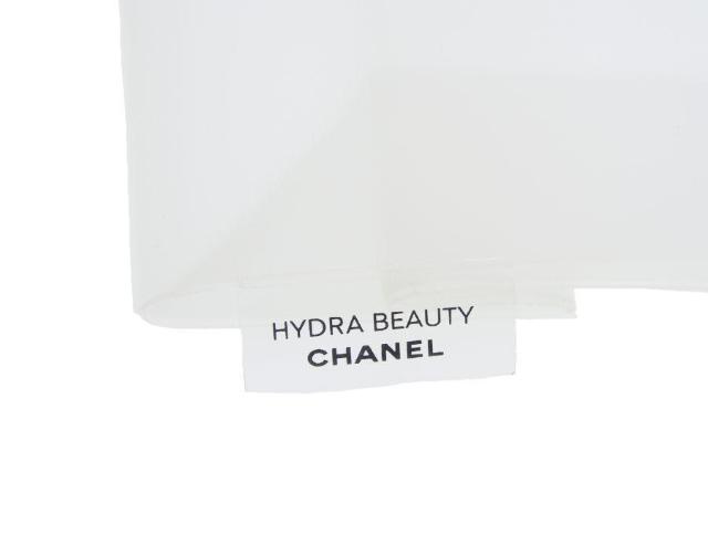シャネル ノベルティ 底マチポーチ HYDRA BEAUTY イドゥラ ビューティ 半透明 ホワイト CHANEL【正規品】 < ブランド  シャネル ノベルティ 底マチポーチ HYDRA BEAUTY イドゥラ ビューティ 半透明 ホワイト CHANEL【正規品】 < ブランドの