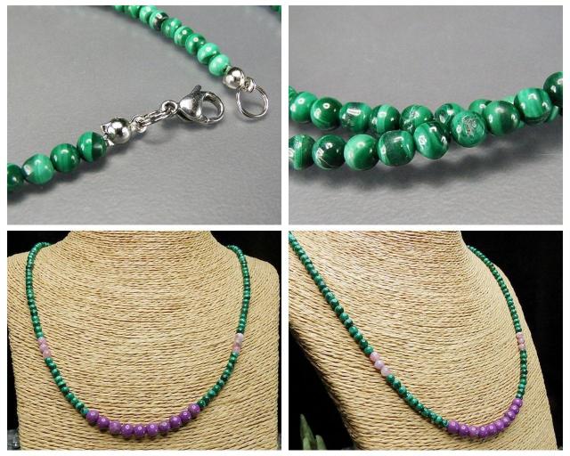 一点物マラカイトフォスフォシデライトピンクトルマリン小玉天然石60cmネックレス < 女性アクセサリー/時計 一点物マラカイトフォスフォシデライトピンクトルマリン小玉天然石60cmネックレス < 女性アクセサリー/時計の