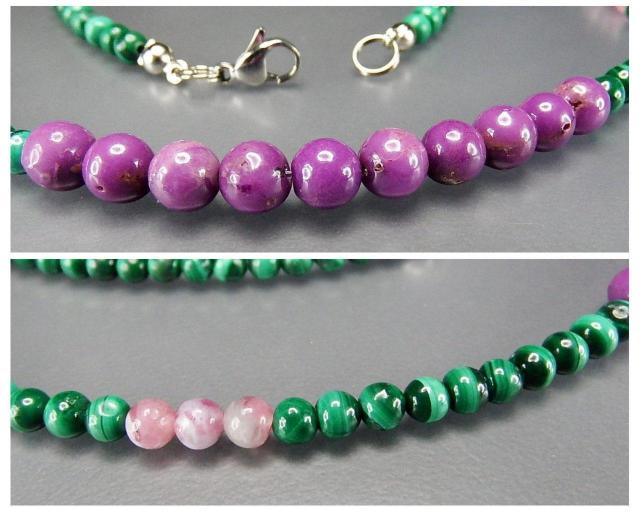 一点物マラカイトフォスフォシデライトピンクトルマリン小玉天然石60cmネックレス < 女性アクセサリー/時計 一点物マラカイトフォスフォシデライトピンクトルマリン小玉天然石60cmネックレス < 女性アクセサリー/時計の