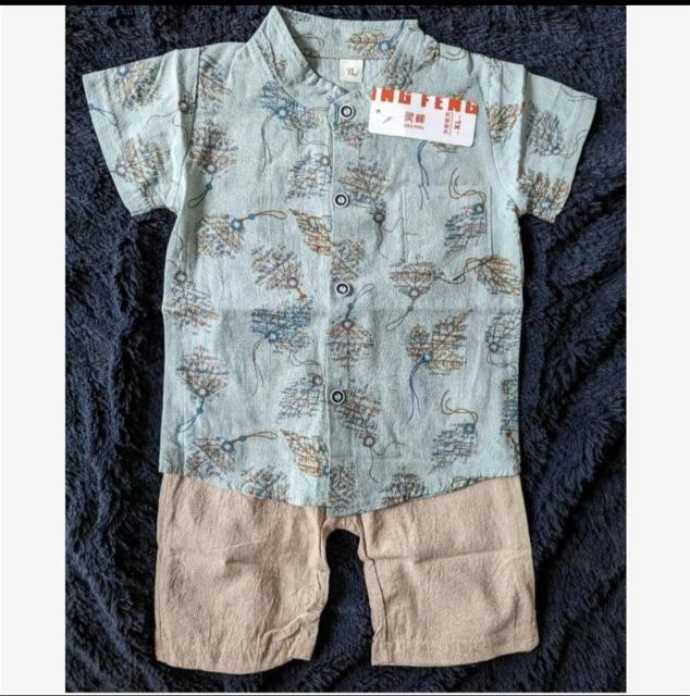 100~110★かっこいいシャツ+ハーフパンツ★セットアップ★新品★送料無料 < キッズ/ベビー  100~110★かっこいいシャツ+ハーフパンツ★セットアップ★新品★送料無料 < キッズ/ベビーの