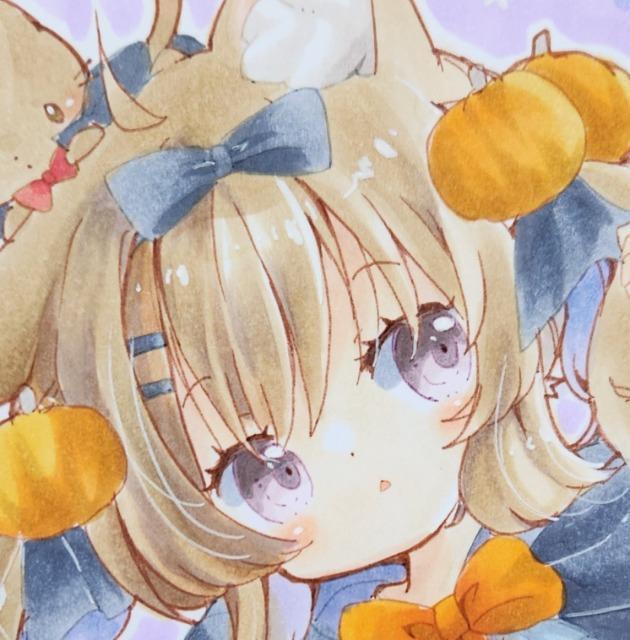 イラスト原画:ハロウィン猫魔女さん < アニメ/コミック/キャラクター  イラスト原画:ハロウィン猫魔女さん  < アニメ/コミック/キャラクターの