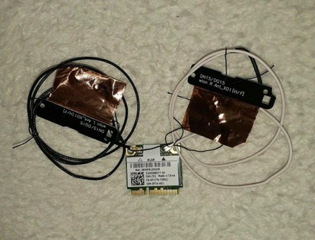 【動作品 セット】DELL NOTE PC 内蔵無線LANカード + Wi-Fi アンテナ < PC本体/周辺機器  【動作品 セット】DELL NOTE PC 内蔵無線LANカード + Wi-Fi アンテナ  < PC本体/周辺機器の