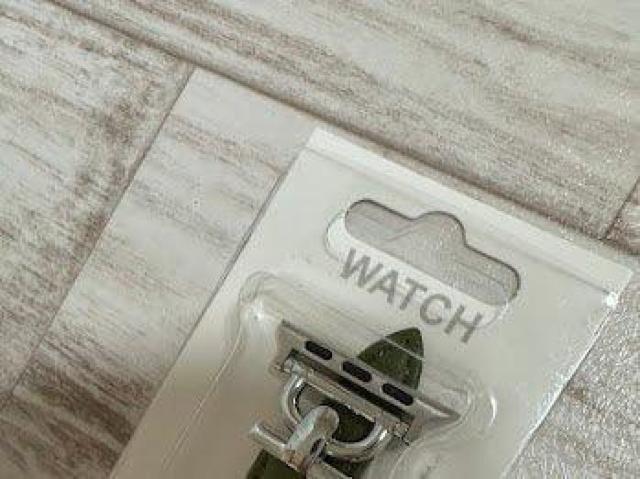 Apple Watch バンド 合皮 38/40/41mm グリーン+シルバー < 女性アクセサリー/時計 Apple Watch バンド 合皮 38/40/41mm グリーン+シルバー < 女性アクセサリー/時計の