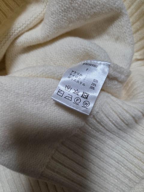 Yucca天竺ハイネックチュニックセーターオフホワイト / FREE < 女性ファッション Yucca天竺ハイネックチュニックセーターオフホワイト / FREE < 女性ファッションの