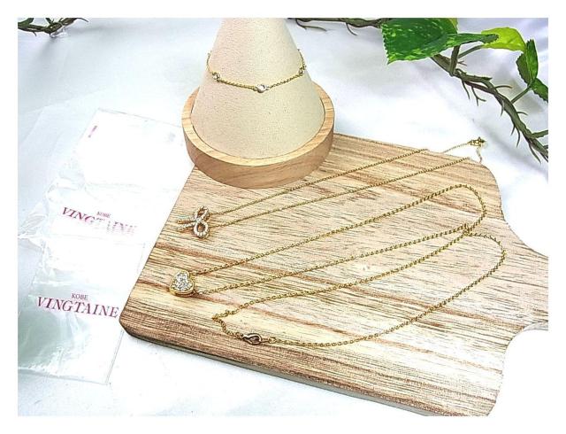 �y���g�p�zKOBE VINGTAINE �_�˃��@���e�[�k �l�b�N���X2�_���u���X���b�g1�_ �v3�_�Z�b�g�i3 �� �����A�N�Z�T���[/���v�� 