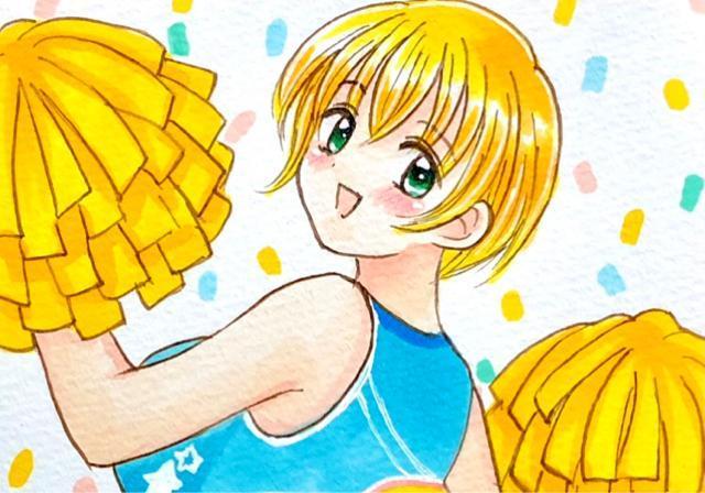 自作イラスト/いちご100%/西野つかさ/チア/アンスコ < アニメ/コミック/キャラクター 自作イラスト/いちご100%/西野つかさ/チア/アンスコ < アニメ/コミック/キャラクターの