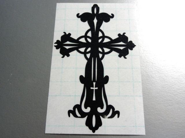 ∇十字架クロス LサイズカッティングステッカーA∇十字 シール < レジャー/スポーツ ∇十字架クロス LサイズカッティングステッカーA∇十字 シール < レジャー/スポーツの