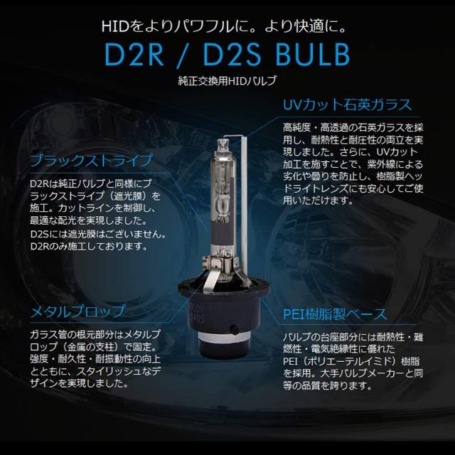 fcl 35W D2R 純正交換用HIDバルブ 6000K < 自動車/バイク fcl 35W D2R 純正交換用HIDバルブ 6000K < 自動車/バイク