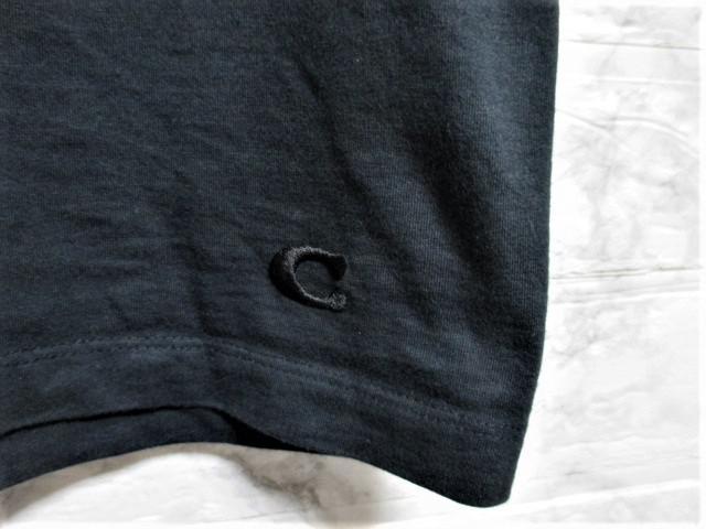 ☆COACH コーチ ビッグ ロゴ プリント 刺繍 Tシャツ 半袖/メンズ/XS☆ブラック < ブランド ☆COACH コーチ ビッグ ロゴ プリント 刺繍 Tシャツ 半袖/メンズ/XS☆ブラック < ブランドの