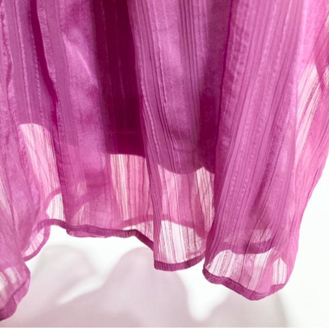 IEDIT◎インナードッキング吸汗速乾ストライプブラウス◎ピンク(L)新品 < ブランド IEDIT◎インナードッキング吸汗速乾ストライプブラウス◎ピンク(L)新品 < ブランドの