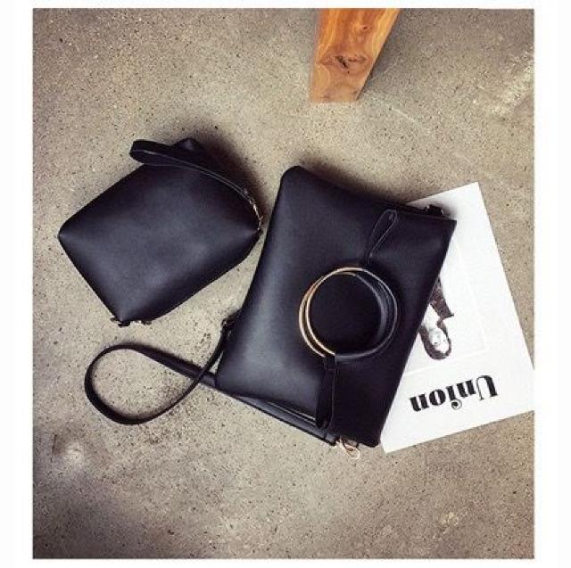 送込#新品#ショルダー クラッチ ハンド 3way#ブラック#ポーチ付 < 女性ファッション  送込#新品#ショルダー クラッチ ハンド 3way#ブラック#ポーチ付 < 女性ファッションの