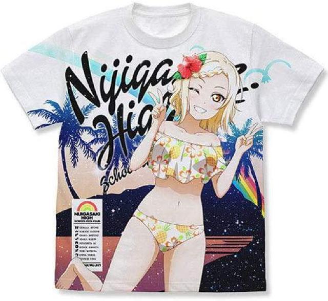 コスパ ラブライブ! 虹ヶ咲学園スクールアイドル同好会 宮下愛 フルグラフィックTシャツ 水着ver. Lサイズ < アニメ/コミック/キャラクター  コスパ ラブライブ! 虹ヶ咲学園スクールアイドル同好会 宮下愛 フルグラフィックTシャツ 水着ver. Lサイズ  < アニメ/コミック/キャラクターの