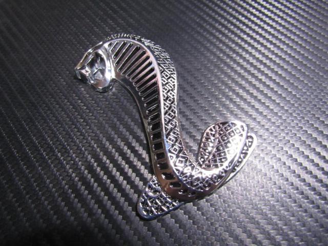 ●1994 マスタング コブラ SVT スネーク CH&BLACK 凹凸仕様 メタル製 エンブレム < 自動車/バイク ●1994 マスタング コブラ SVT スネーク CH&BLACK 凹凸仕様 メタル製 エンブレム < 自動車/バイク