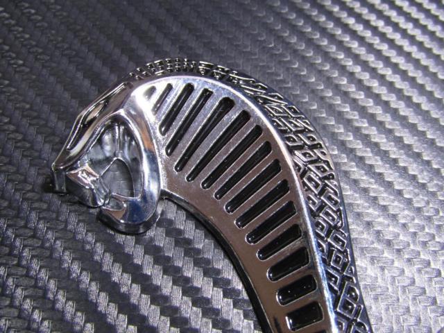 ●1994 マスタング コブラ SVT スネーク CH&BLACK 凹凸仕様 メタル製 エンブレム < 自動車/バイク ●1994 マスタング コブラ SVT スネーク CH&BLACK 凹凸仕様 メタル製 エンブレム < 自動車/バイク