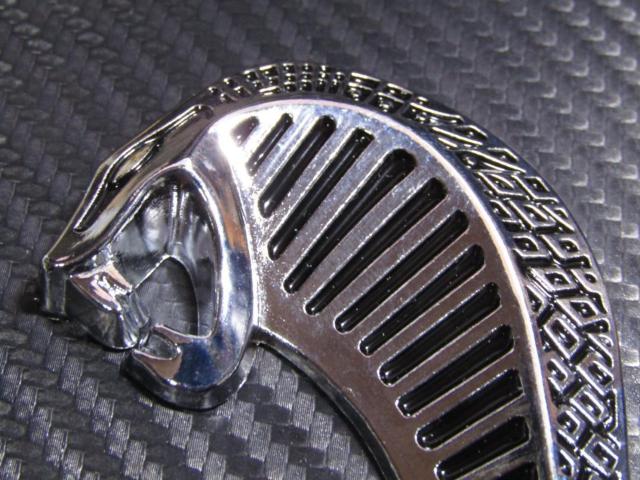 ●1994 マスタング コブラ SVT スネーク CH&BLACK 凹凸仕様 メタル製 エンブレム < 自動車/バイク ●1994 マスタング コブラ SVT スネーク CH&BLACK 凹凸仕様 メタル製 エンブレム < 自動車/バイク