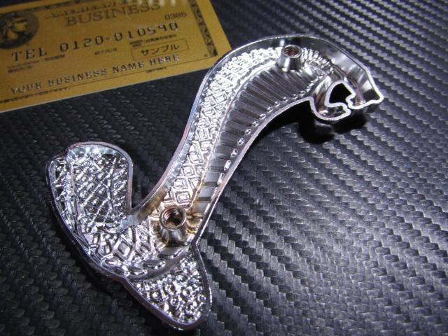 ●1994 マスタング コブラ SVT スネーク CH&BLACK 凹凸仕様 メタル製 エンブレム < 自動車/バイク ●1994 マスタング コブラ SVT スネーク CH&BLACK 凹凸仕様 メタル製 エンブレム < 自動車/バイク