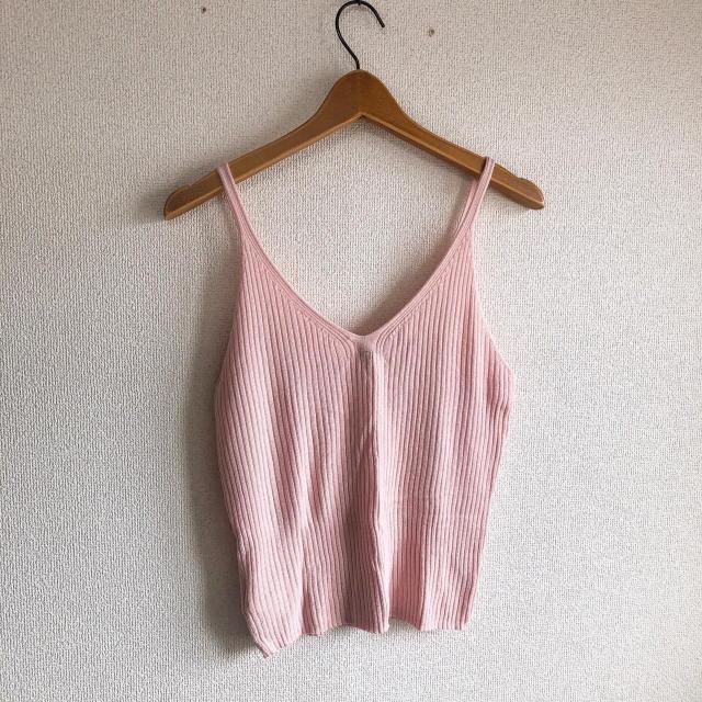 ◆H&M/エイチ&エム◆ニットタンク★ピンクSサイズ♪美品*海コーデ*プール < ブランド ◆H&M/エイチ&エム◆ニットタンク★ピンクSサイズ♪美品*海コーデ*プール < ブランドの