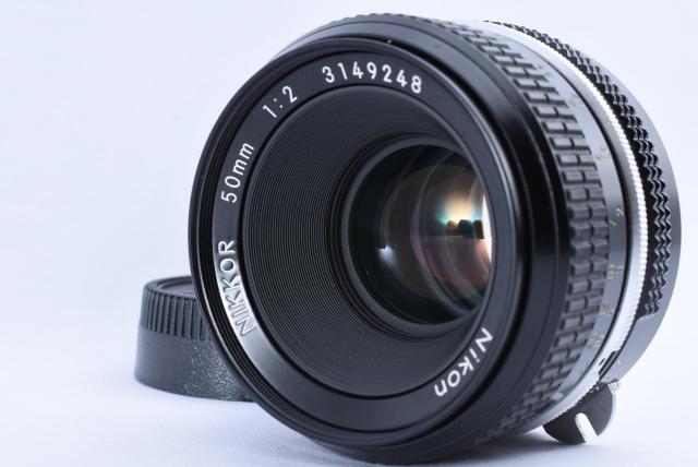 Vi Nikon MF NIKKOR 50mm f2 Non Ai Pœ_   Ɠd/AV 