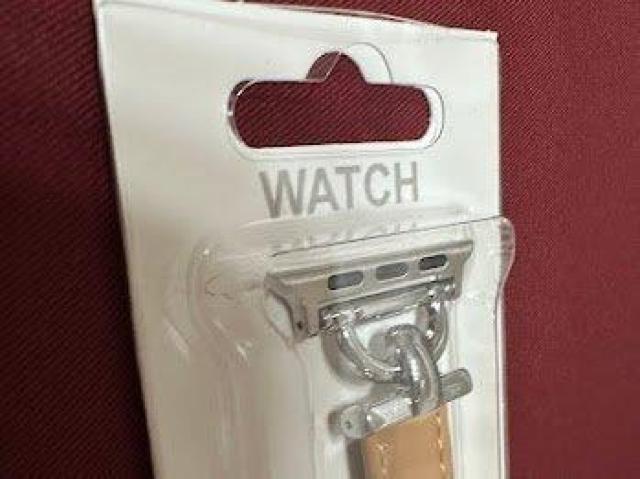 Apple Watch バンド 合皮 38/40/41mm ライトカーキ+シルバー < 女性アクセサリー/時計 Apple Watch バンド 合皮 38/40/41mm ライトカーキ+シルバー < 女性アクセサリー/時計の