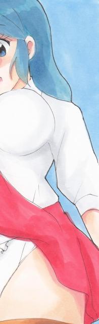 自作イラスト スーパーリアル麻雀 芹沢香澄 捲れ < アニメ/コミック/キャラクター 自作イラスト スーパーリアル麻雀 芹沢香澄 捲れ < アニメ/コミック/キャラクターの