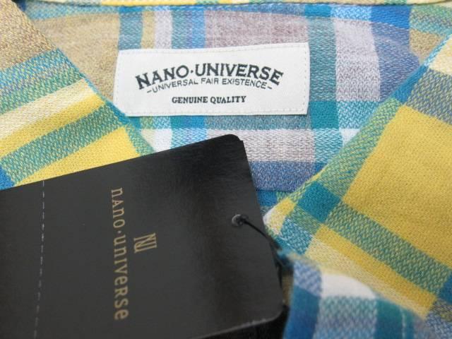 □nano・universe/ナノユニバース 7分袖シャツ/メンズ・S☆新品 < ブランド  □nano・universe/ナノユニバース 7分袖シャツ/メンズ・S☆新品 < ブランドの