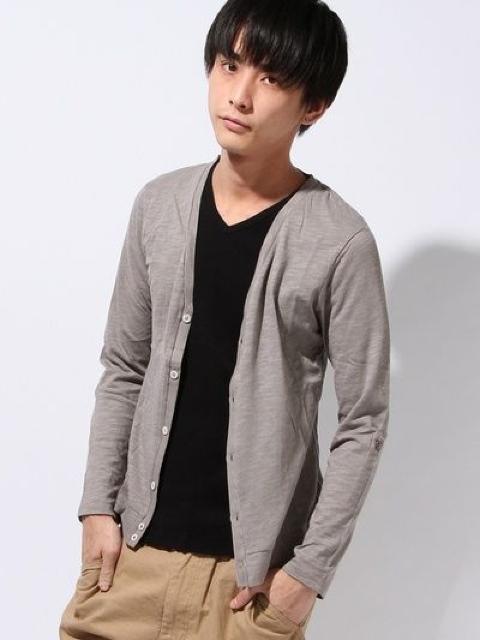 □nano・universe/ナノユニバース Vネック カーディガン/メンズ/M/グレー☆新品 < ブランド  □nano・universe/ナノユニバース Vネック カーディガン/メンズ/M/グレー☆新品  < ブランドの
