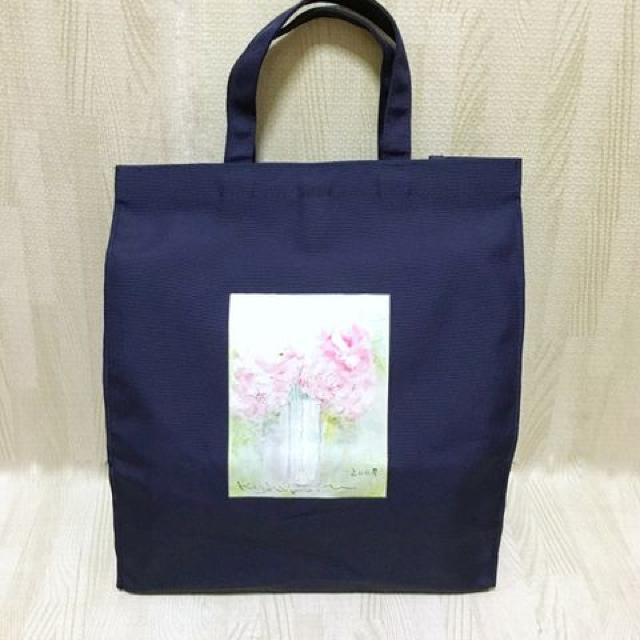 【美品】ナイロントートバッグ/ネイビー/A4サイズOK < 女性ファッション  【美品】ナイロントートバッグ/ネイビー/A4サイズOK  < 女性ファッションの