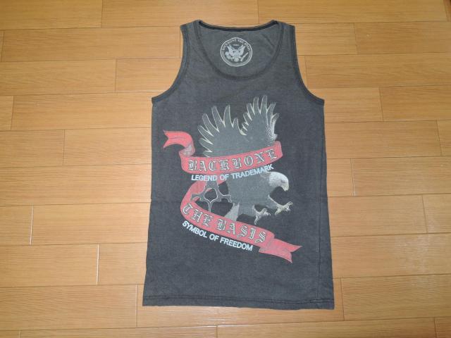 BACK BONE バックボーン タンクトップ S イーグル LOGOロゴ < ブランド BACK BONE バックボーン タンクトップ S イーグル LOGOロゴ < ブランドの