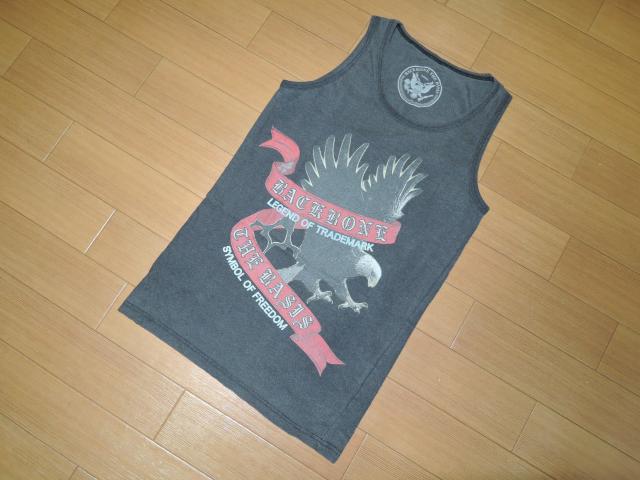 BACK BONE バックボーン タンクトップ S イーグル LOGOロゴ < ブランド BACK BONE バックボーン タンクトップ S イーグル LOGOロゴ < ブランドの