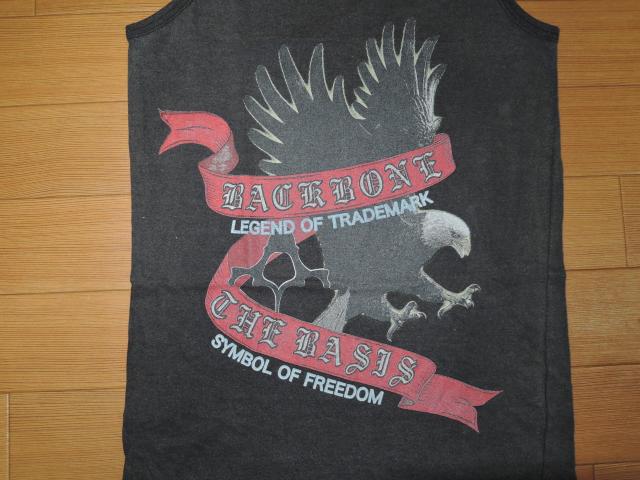 BACK BONE バックボーン タンクトップ S イーグル LOGOロゴ < ブランド BACK BONE バックボーン タンクトップ S イーグル LOGOロゴ < ブランドの