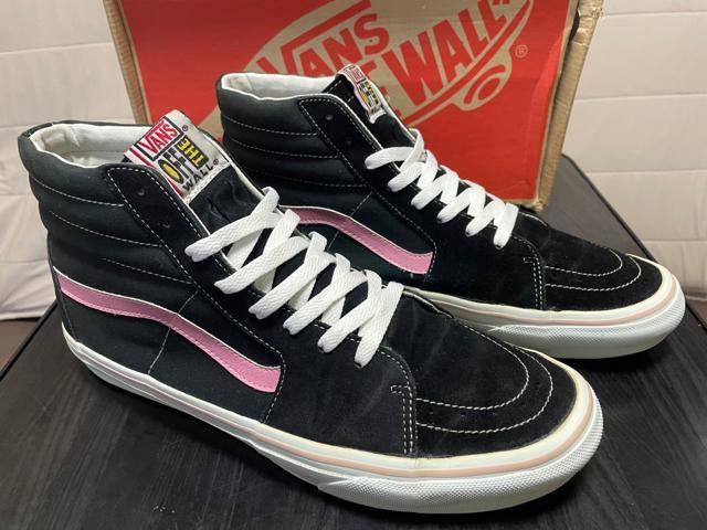 fbhXgbN@90N@VANS  Sk8-Hi V38-90BP Blk/Blk V-Bpink F/B.Pink  A  uh 