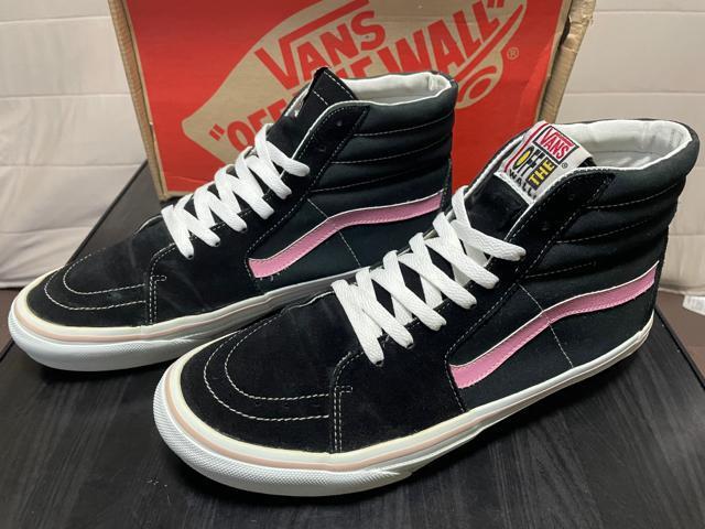 fbhXgbN@90N@VANS  Sk8-Hi V38-90BP Blk/Blk V-Bpink F/B.Pink  A  uh 